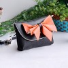 Slickblue Women’s Faux Leather Handbag, Oval Handle, Crossbody Clutch, Colorblock Look, 5 Colors, 7.8" - 2 of 4