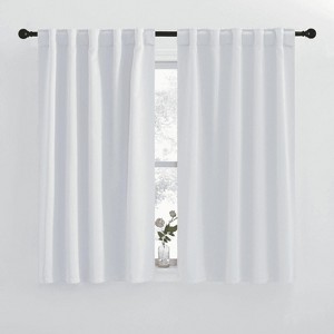 NICETOWN Backtab & Rod Pocket Blackout Thermal Curtain Panels, Set of 2 - 1 of 4