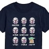 Men's - Star Wars - The Mandalorian Mandalorian Moods Short Sleeve Graphic T-Shirt - 2 of 4
