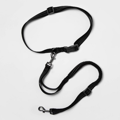 Hands-free Dog Leash with Bungee - Black - Boots &#38; Barkley&#8482;