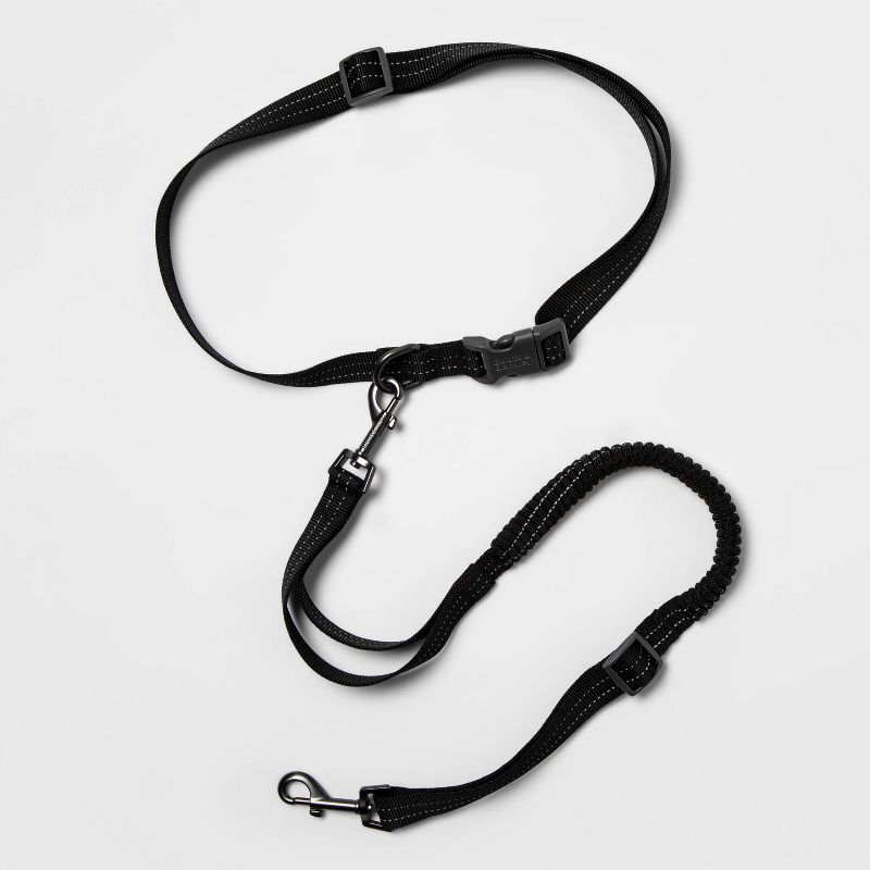 Hands-free Dog Leash with Bungee - Black - Boots &#38; Barkley&#8482;, 1 of 5