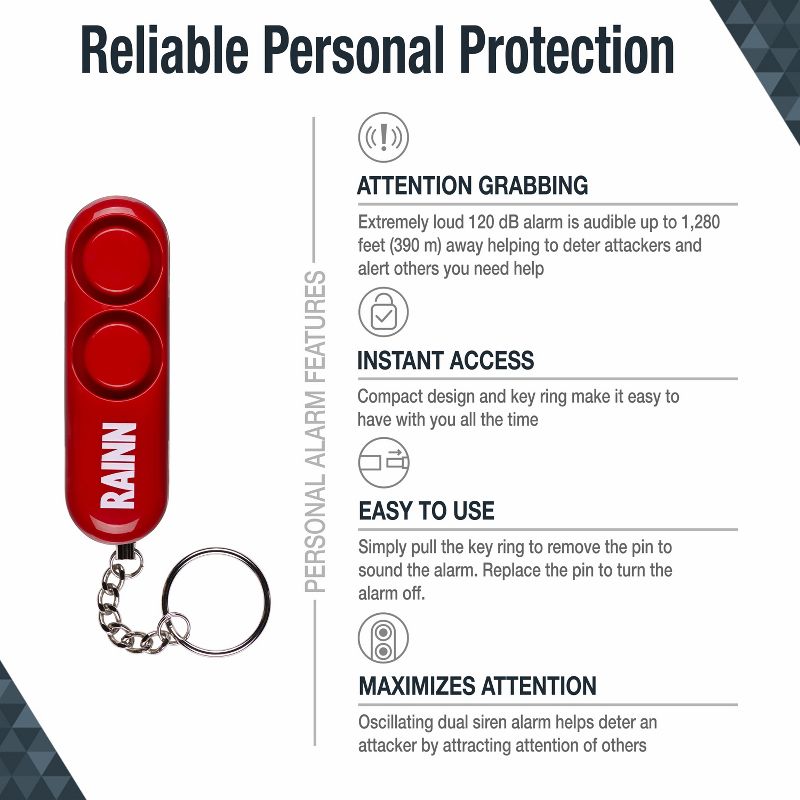 Sabre Personal Alarm Red, 3 of 11