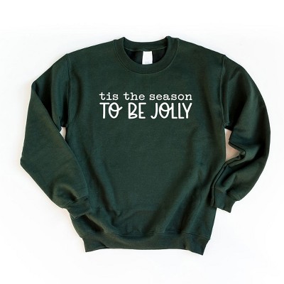 Simply Sage Market Women's Graphic Sweatshirt Tis The Season To Be Jolly