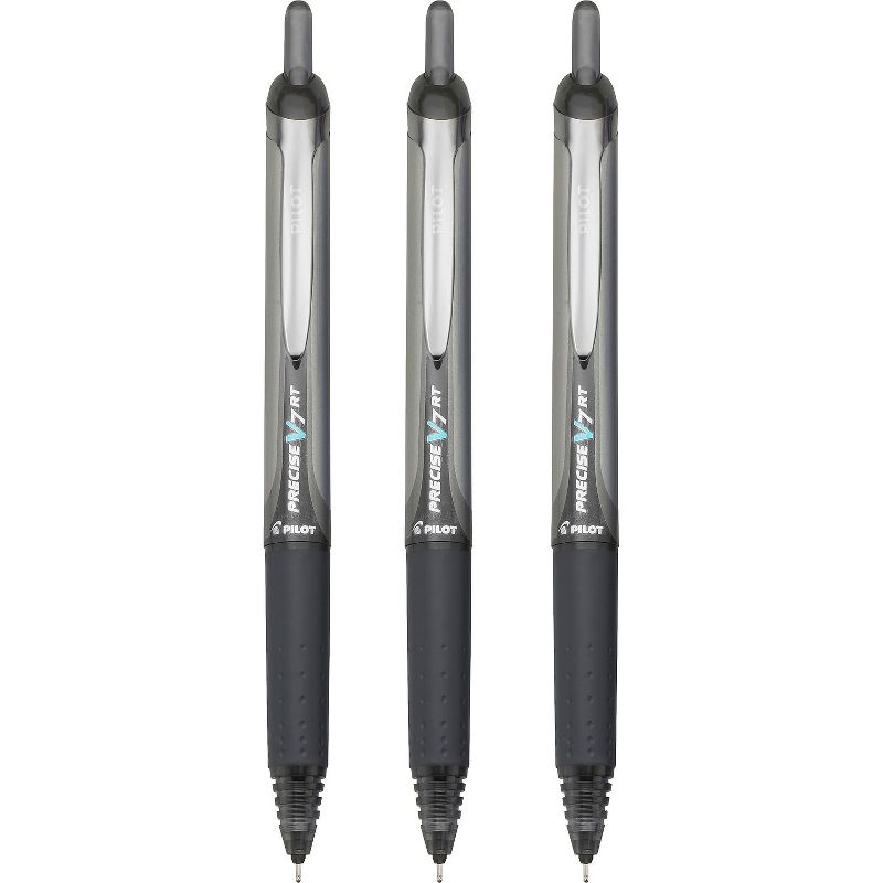 Pilot Precise V7 RT Retractable Rollerball Pens Fine Point Black Ink 666249, 2 of 5