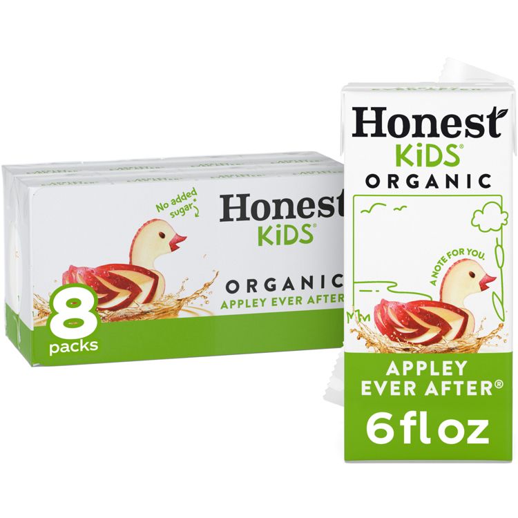 Honest Kids Organic Apple Juice Drink - 8pk/6 fl oz Box, 1 of 11