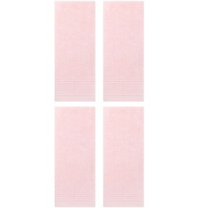 Unique Bargains Striped Pattern Soft Comfort Hand Towels for Bathroom Camp 4 Pcs 14" x 30" - 1 of 4