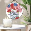 Courtside Market 13.5 oz, 3 Wick Citronella Candle & Land of Liberty Mason Jar 10x10 Hanging Artboard Set - 3 of 4