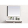 Elegant Lighting Pier 20x36 inch LED Mirror with Adjustable Color Temperature 3000K/4200K/6400K in Black - 2 of 4