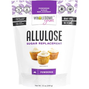 Wholesome Yum Powdered Allulose Sweetener - Natural Keto Powdered Sugar Substitute (12 oz) - 1 of 4