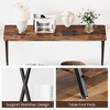 Narrow Console Table – Tier Storage Shelf Sofa Table (for Living Room/Hallway/Bedroom) - 4 of 4