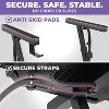 Liquid Stands Keyboard Stand w/ Wheels - Black Z Style Adjustable & Portable Piano Stand for 54-88 Key Electric Pianos - Rolling Keyboard Stand - 4 of 4