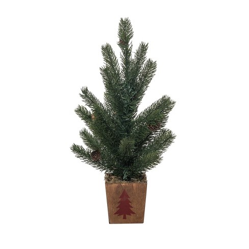 Transpac Artificial 18 In. Green Christmas Tree In Box : Target