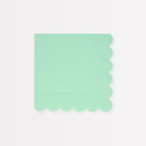 Meri Meri Sea Foam Green Small Napkins (Pack of 16) - 1 of 4