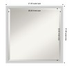 Amanti Art Incline Beveled Wood Framed Bathroom Vanity Wall Mirror - 3 of 4