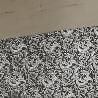 Brystol Queen Black Microfiber 24-Piece Bedding Set