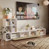 FUFU&GAGA Stretchable TV Cabinet with Bookshelf: Flexible Design, Integrated Storage, Durable Build - 2 of 4