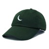 Dalix Moon Embroidered Crescent Astronomy Night Cotton Dad Hat Baseball Cap Adjustable Womens - 4 of 4