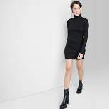 Women's Long Sleeve Bodycon Mini Sweater Dress - Wild Fable™