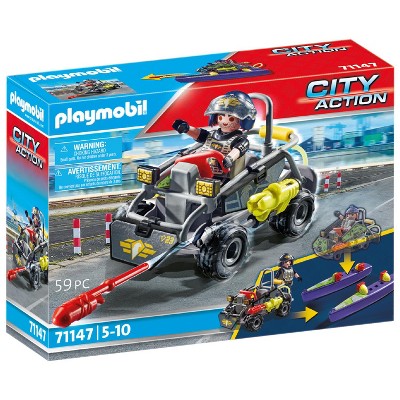 Playmobil City Action Police All Terrain Quad 71147 59pcs
