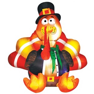 Joiedomi 6 ft Gobbles the Turkey Inflatable - 1 of 3
