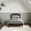 AFI Furnishings Quincy Twin Solid Wood Low Profile Platform Bed, Espresso - 3 of 4