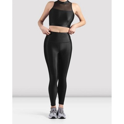 Women's Mirella Glow High Neck Crop Top - Bloch