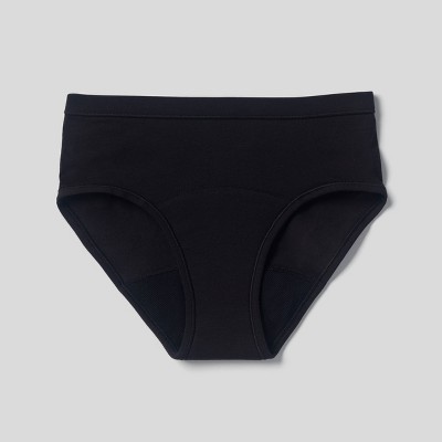 Unders By Proof Period Underwear Briefs - Regular Absorbency - Black :  Target