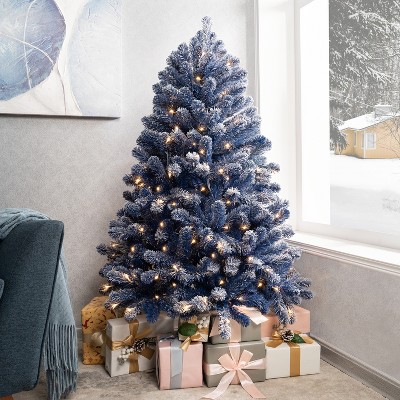 Home Imports Emporium Capri Prelit Snowy Modern Christmas Tree