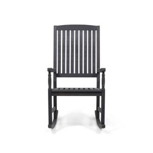 Christopher Knight Home Arcadia Outdoor Acacia Wood Rocking Chair - 1 of 4