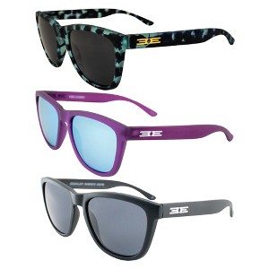3 Pairs of Epoch Eyewear Vibe Sunglasses with Flash Mirror, Smoke Lenses - 1 of 4