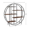 NicBex 10-Shelf Cubbyhole Bookcase, 53.15" Wooden Storage Bookshelf with Label Tags,  Bookcase Display Stand - 4 of 4