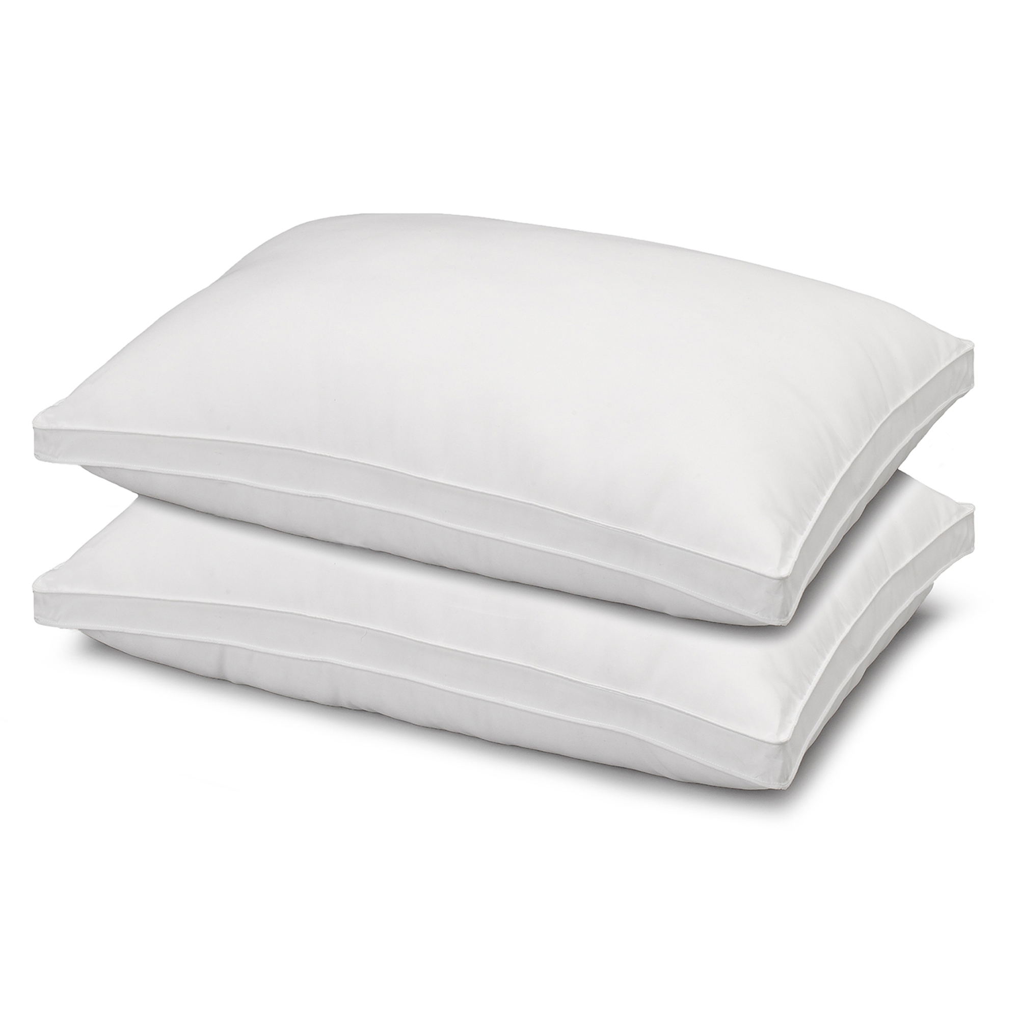 Ella Jayne Gusseted Firm Plush Down Alternative Side/Back Sleeper Pillow, Set of 2- King