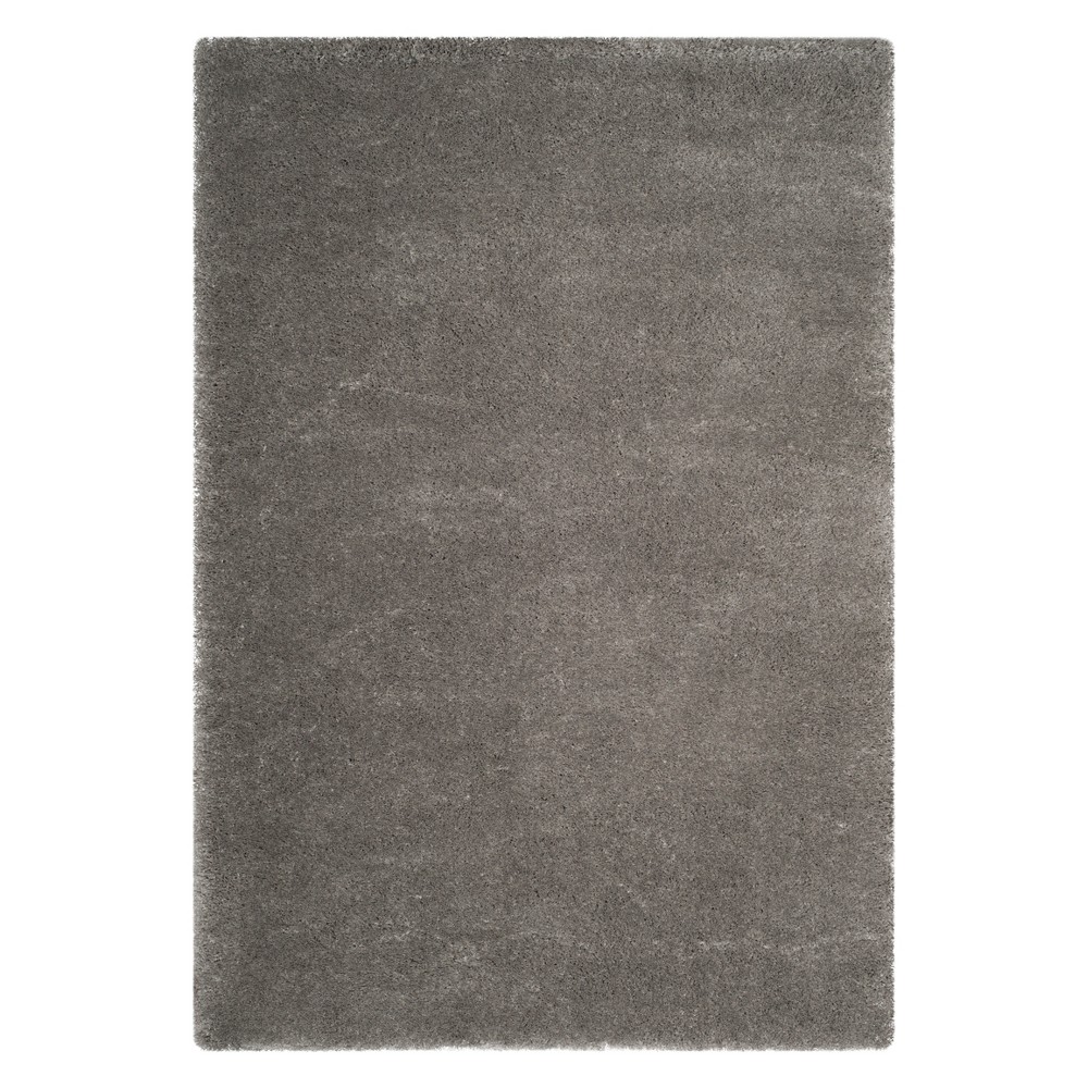 4'x6' Solid Loomed Area Rug Light Gray - Safavieh