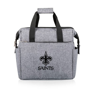 NFL New Orleans Saints Mickey Mouse On The Go Lunch Cooler - Black