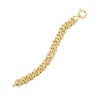 Ross-Simons 18kt Gold Over Sterling Double-Curb Link Bracelet - 3 of 4