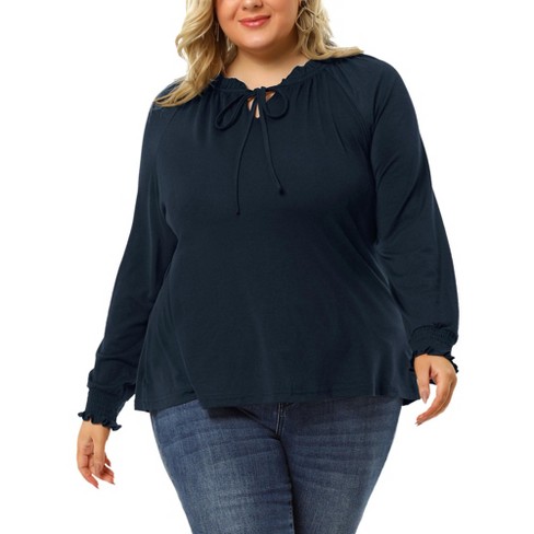 Plus size tops outlet for work