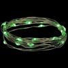 Northlight 20-Count Green LED Micro Fairy Christmas Lights - 6ft, Copper Wire - 3 of 4