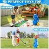 Skirfy Toddler Golf Set, Upgraded Kids Golf Clubs with Golf Cart, 4 Clubs, 8 Balls, 2 Practice Holes, Shoulder Strap & Flags. - 2 of 4