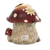 7.5 Inch Toad Abode Garden Statue Frog House Mushroom Garden Statues - 2 of 3