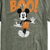 Men's - Disney - Mickey Scared Boo Short Sleeve Graphic T-Shirt - 2 of 4