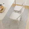 Folding Chairs Set of 2, Foldable Chairs with Metal Frame Hold Up to 350 Pounds, Portable Grey Folding Chairs - 4 of 4