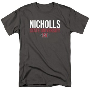 Men's Nicholls State University Official Stacked T-Shirt - 1 of 4