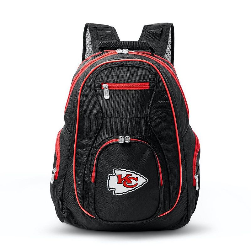 NFL Kansas City Chiefs Colored Trim 19&#34; Laptop Backpack, 1 of 2