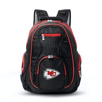NFL Kansas City Chiefs Colored Trim 19" Laptop Backpack