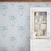 Rachel Ashwell Garden Floral Soft Blue Wallpaper - 2 of 4