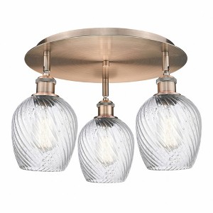Salina - 3 Light Flush Mount In Industrial Style-9.5 Inches Tall and 16.75 Inches Wide - 1 of 1