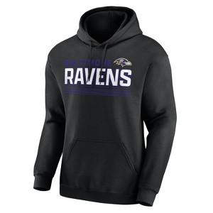 NFL Baltimore Ravens Men's Long Sleeve Core Fleece Hoodie - 1 of 3