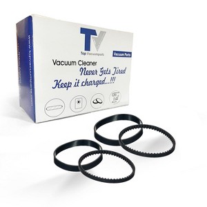 Topvacuumparts , Replacement Part for Bissell ProHeat Carpet Shampooer Steamer 2 Belts Set [New Belts] # Compare to Part 2150628 & 0150621 - 1 of 3