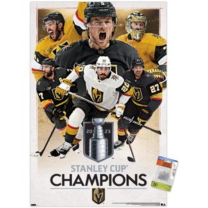 Trends International NHL Vegas Golden Knights - 2023 Stanley Cup Champions Unframed Wall Poster Prints - 1 of 4