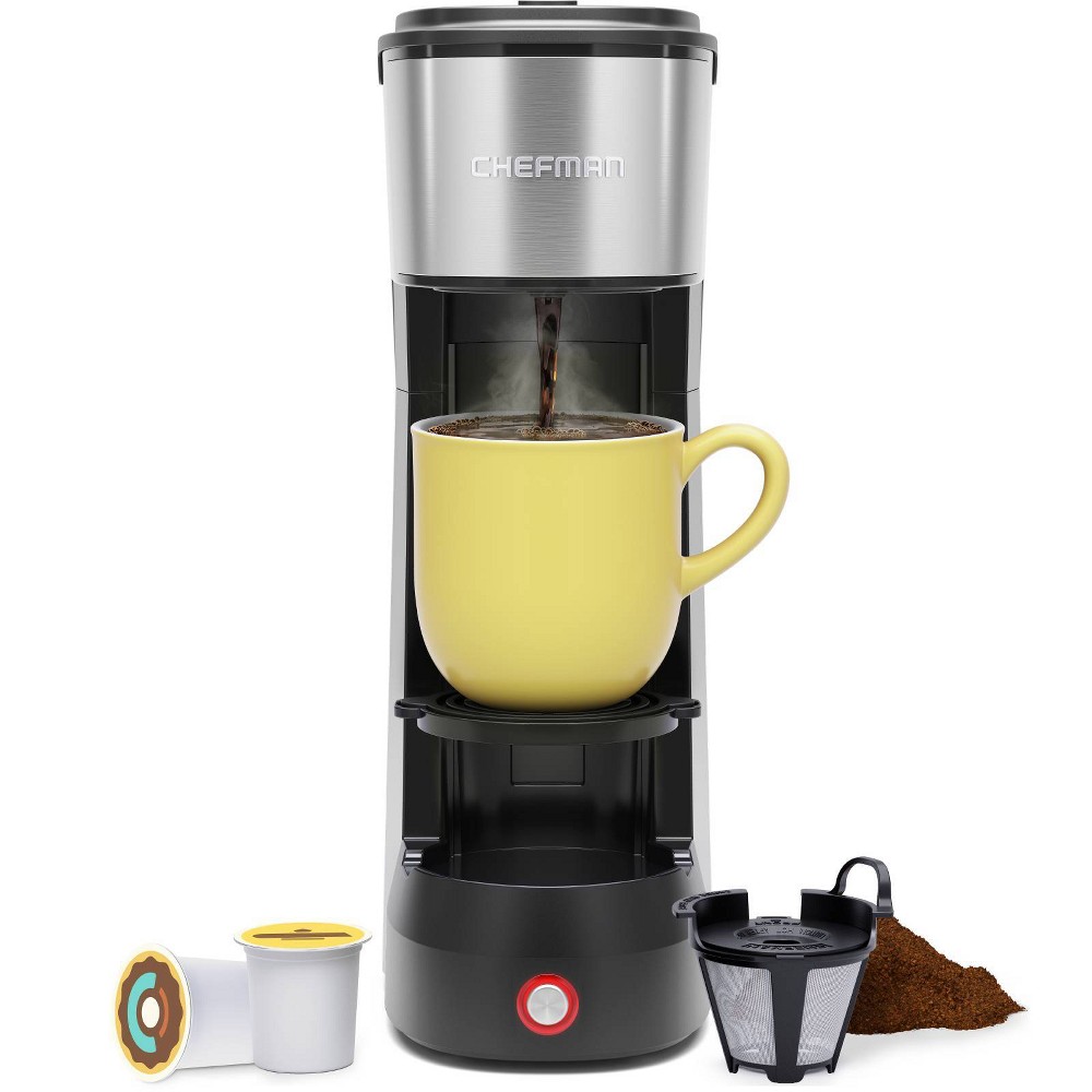 Photos - Coffee Makers Accessory Chefman InstaCoffee Max Single-Serve Coffee Maker with Cup Lift